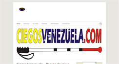 Desktop Screenshot of ciegosvenezuela.com